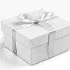 Free Gift Paper Box with Ribbon Bow Mockup - Image 2