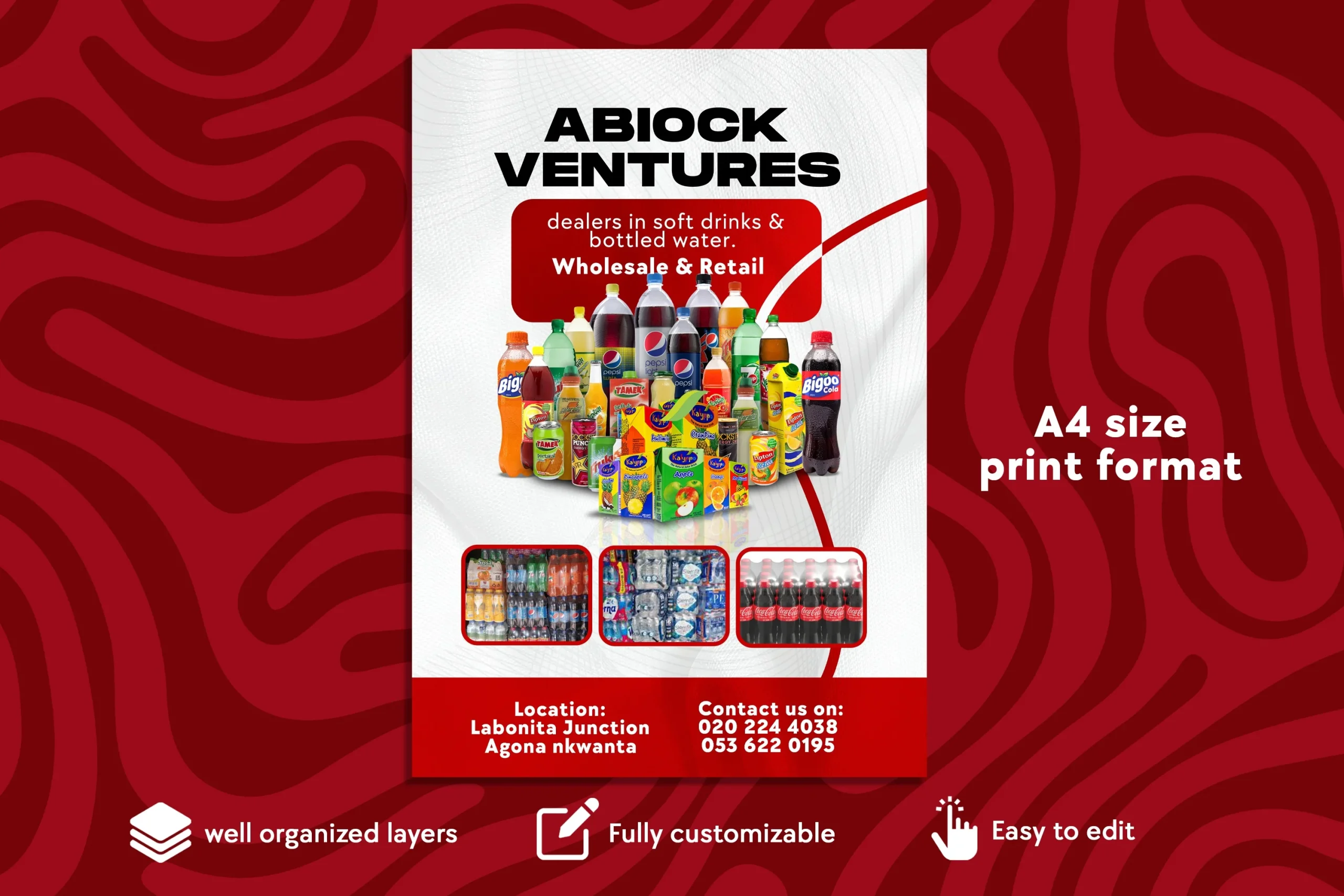 Abiock ventures – free psd template