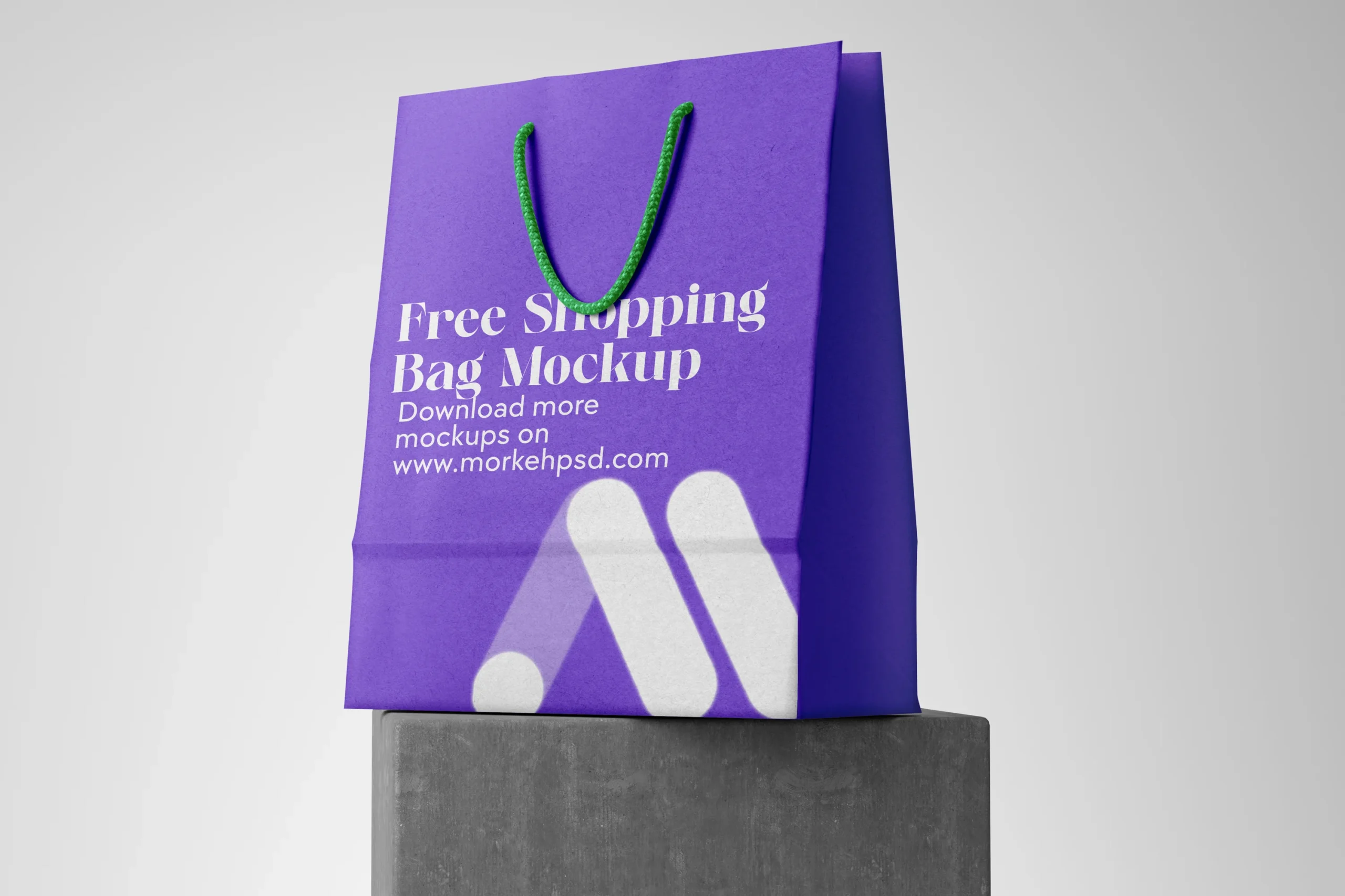 Free Shopping Bag Mockup – Stylish and Customizable Design