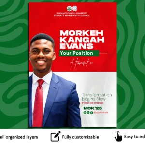 free Election flyer Template -PSD