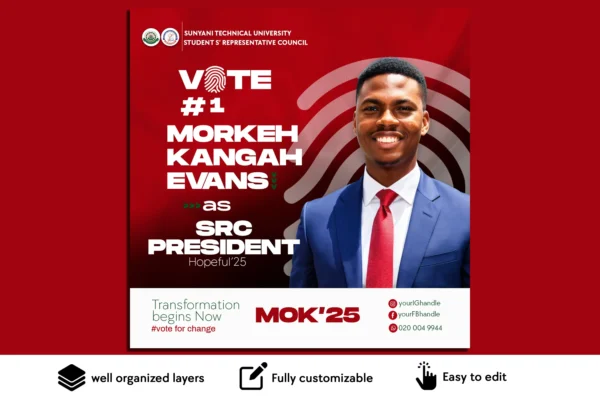 free Election flyer Psd Template - Image 2