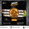 free food menu flyer psd template - Image 2